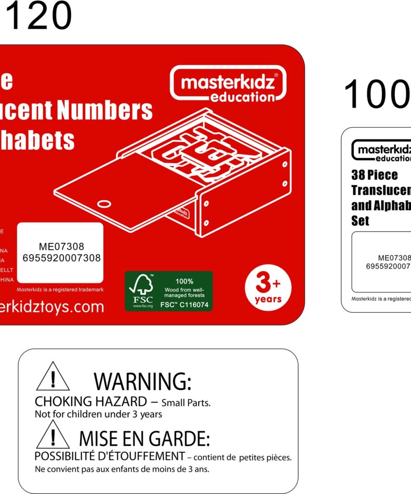 Kvaliteetne akrüülmaterjalist õppekomplekt