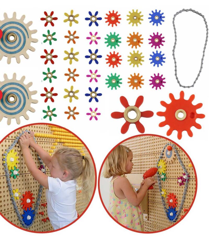 Hammasrataste ja kettide komplekt lastele