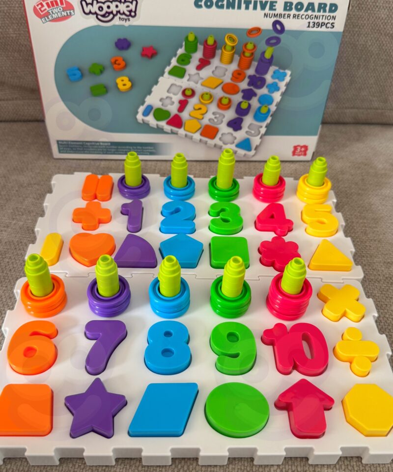 Montessori mänguasi numbrite ja tähtedega