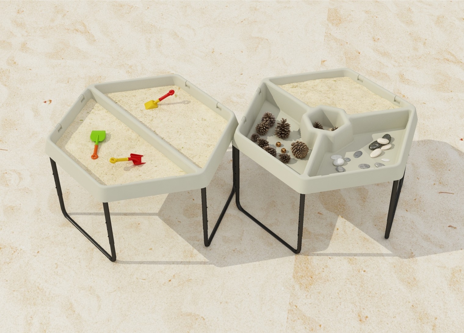 Kuusnurkne disain mängulaual