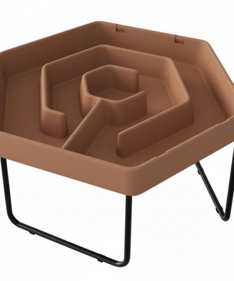 Kuusnurkne laud lastele mängimiseks