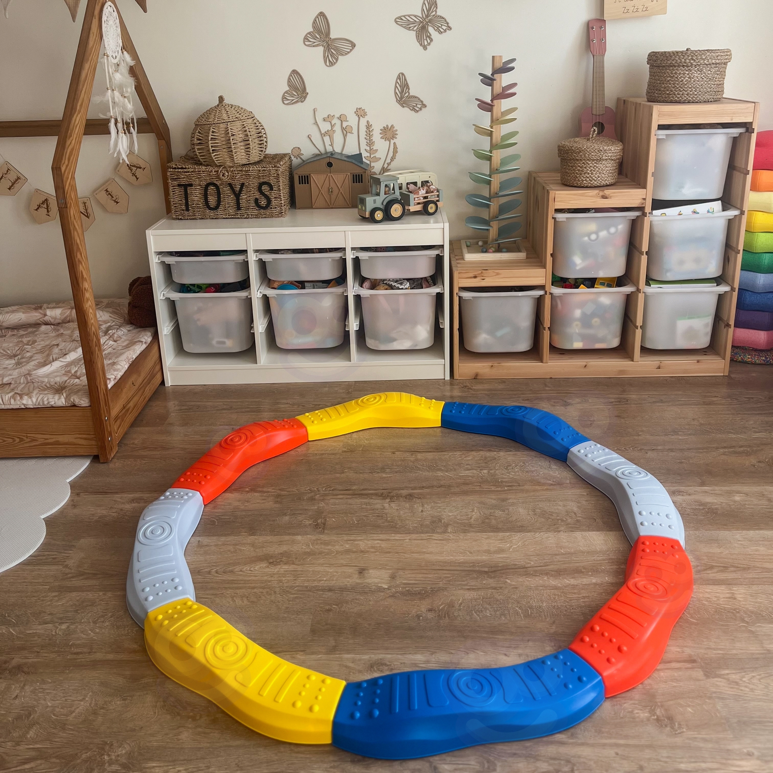 Modulaarne tasakaalurada mitmekesiste kujunditega