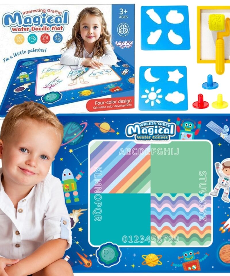 Vesimaalimismatt lastele hariv mänguasi