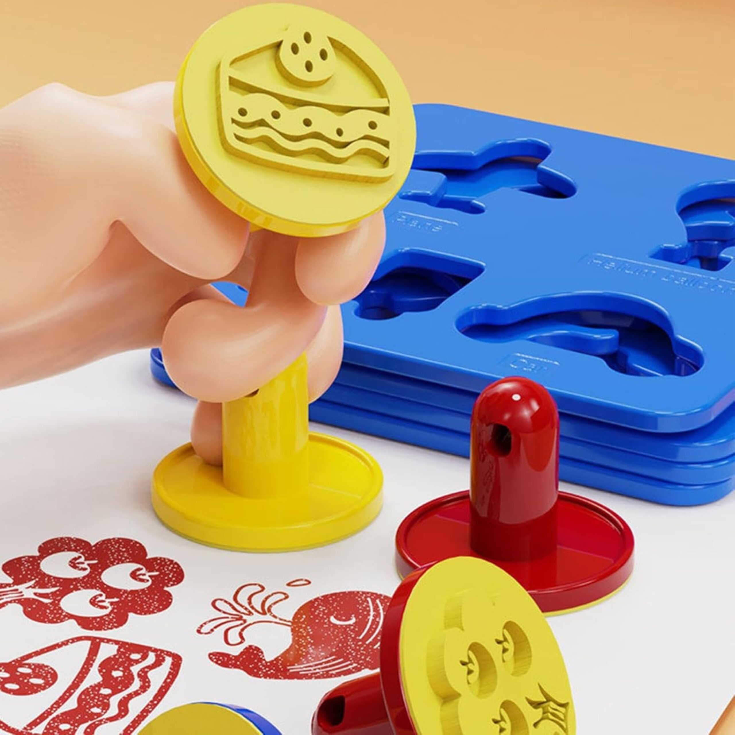 Värvilise taustaga suur veematt