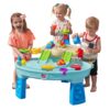 Laste mängulaud veemängudeks koos sõidukitega