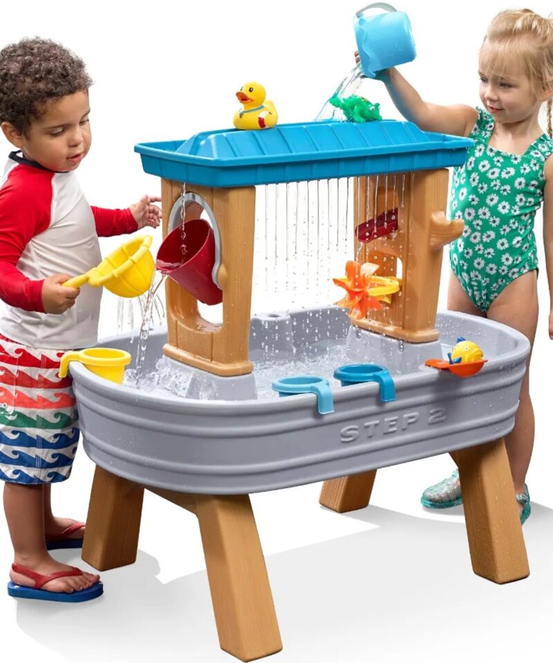 Laste veemängulaud vihmaefektiga rõõmuks