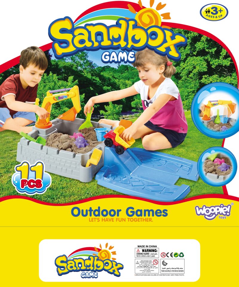 Lastele mõeldud liivakast toas ja õues