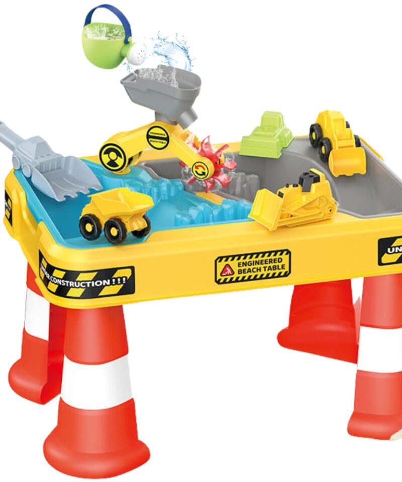 Mängulaud koos mini ehitusmasinatega