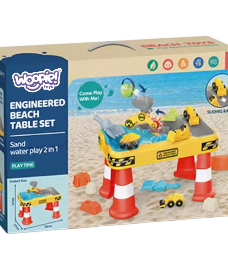 Mängulaud koos mini ehitusmasinatega