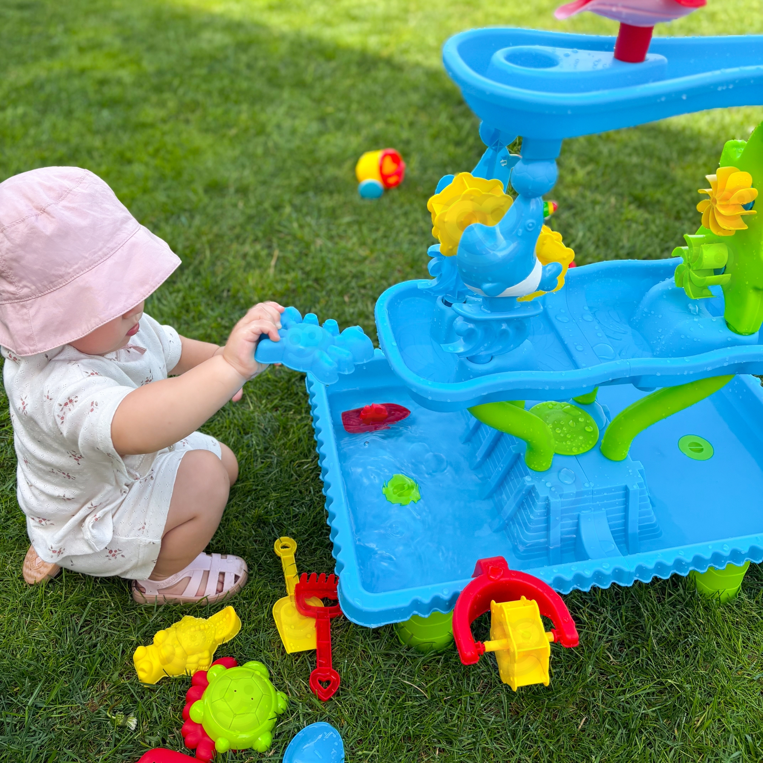 Vee- ja liivalaud koos tarvikutega