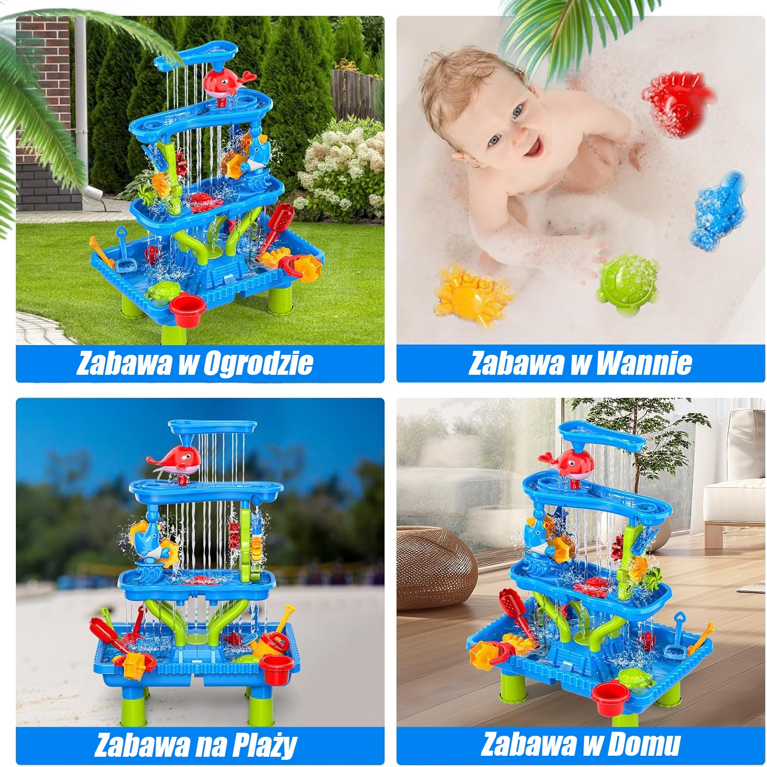 Mängulaud lastele veeseikluste jaoks