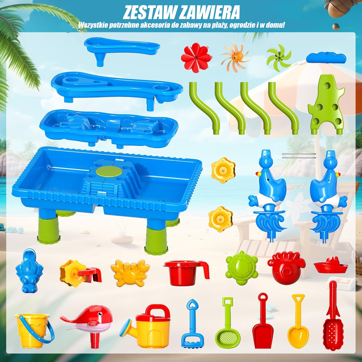 Mängulaud lastele veeseikluste jaoks