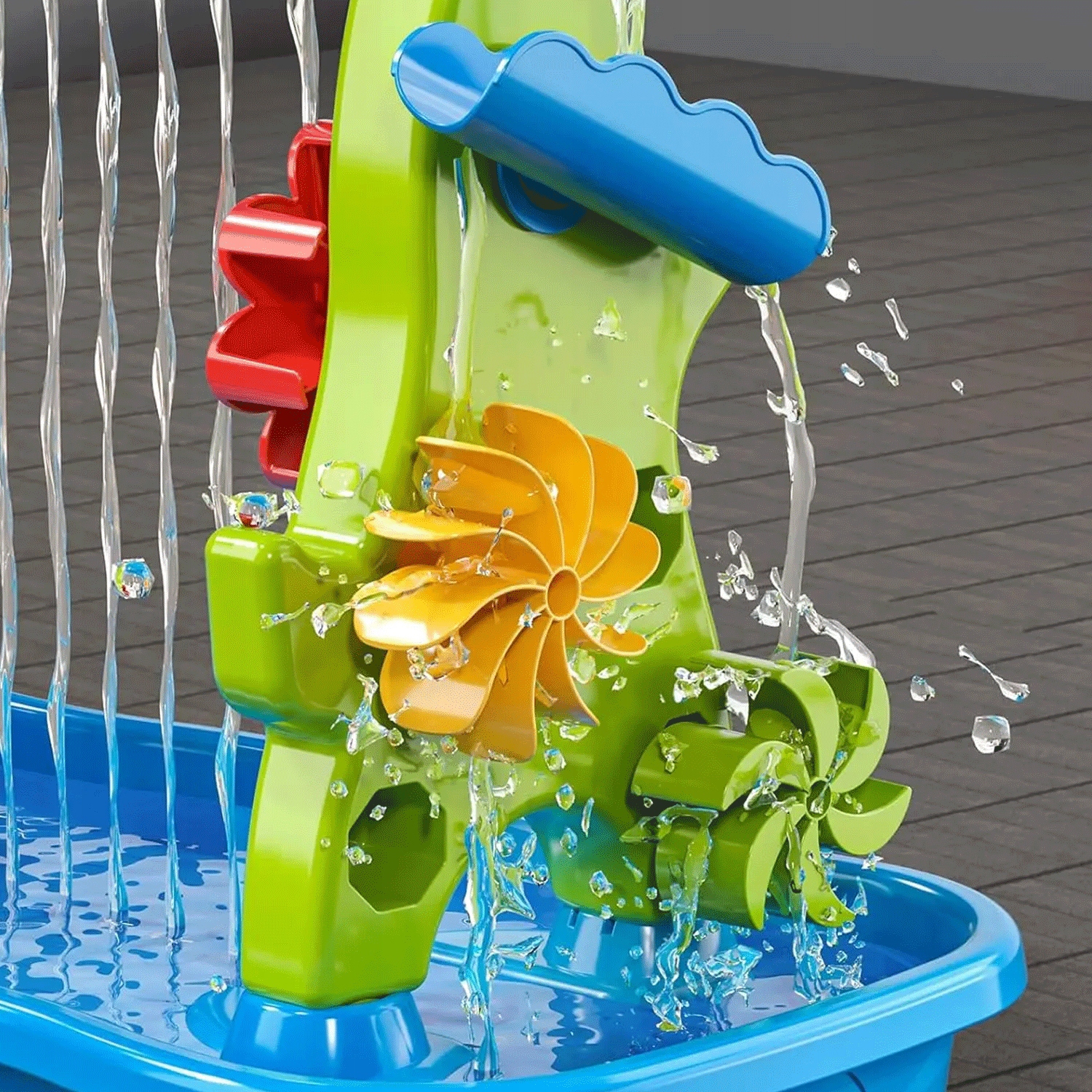 Interaktiivne mängukeskus veega