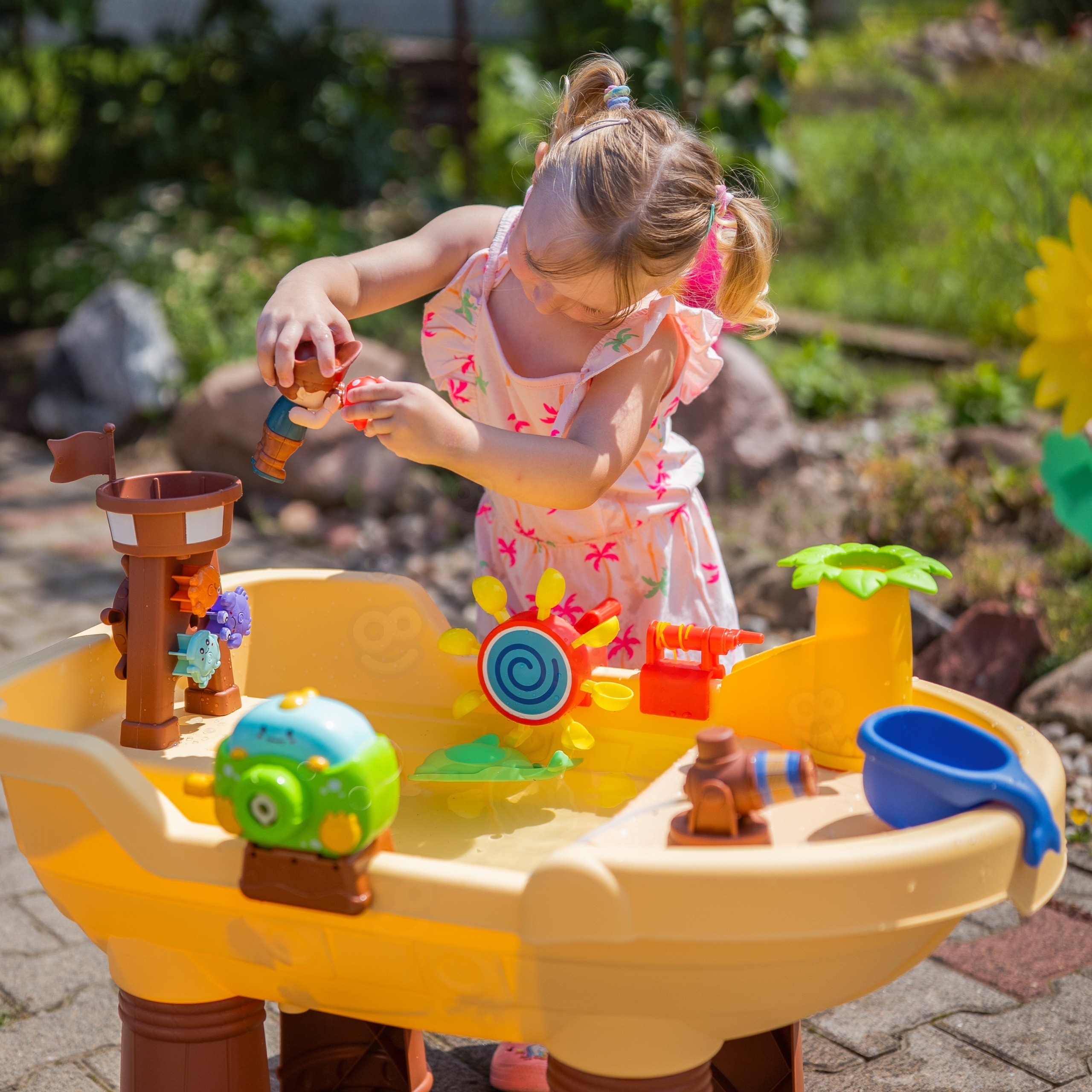 Piraadiseikluste mängulaud veemängudeks