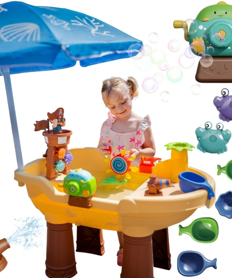 Laste veemängulaud piraatide teemaga