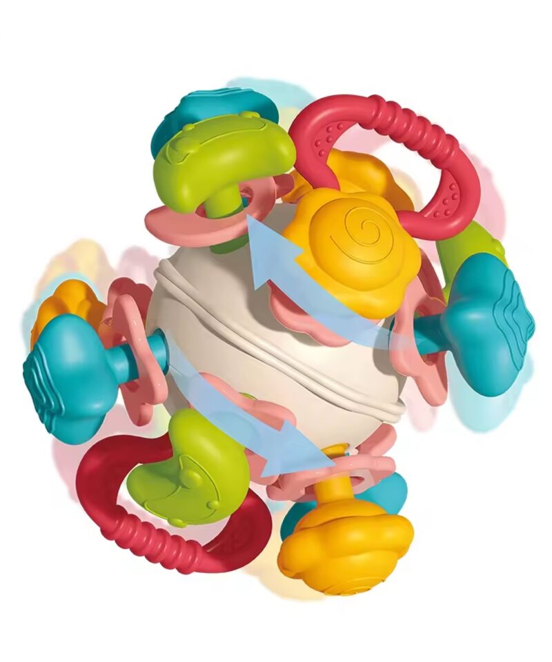 Klõpsuva heliga beebimänguasi