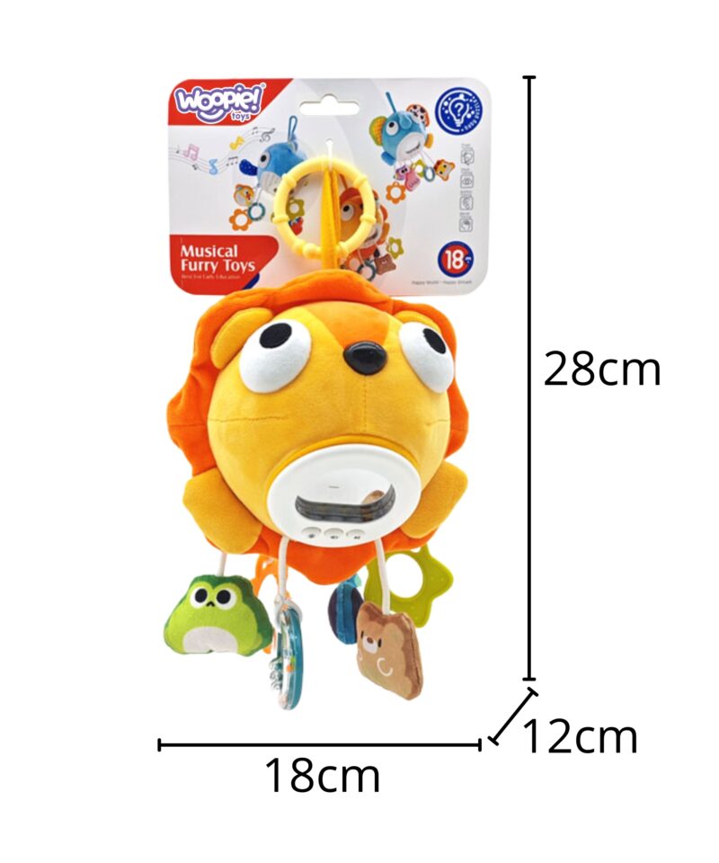 Pehme ja ohutu plüüsist lõvi