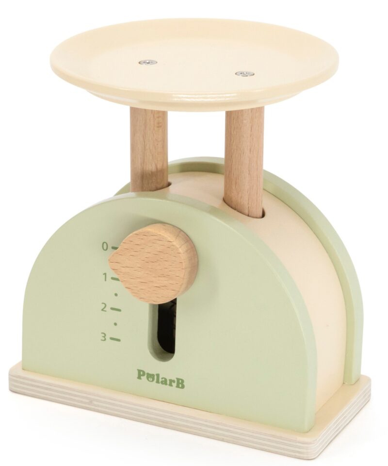 Tasakaalu õpetav puidust köögikaal