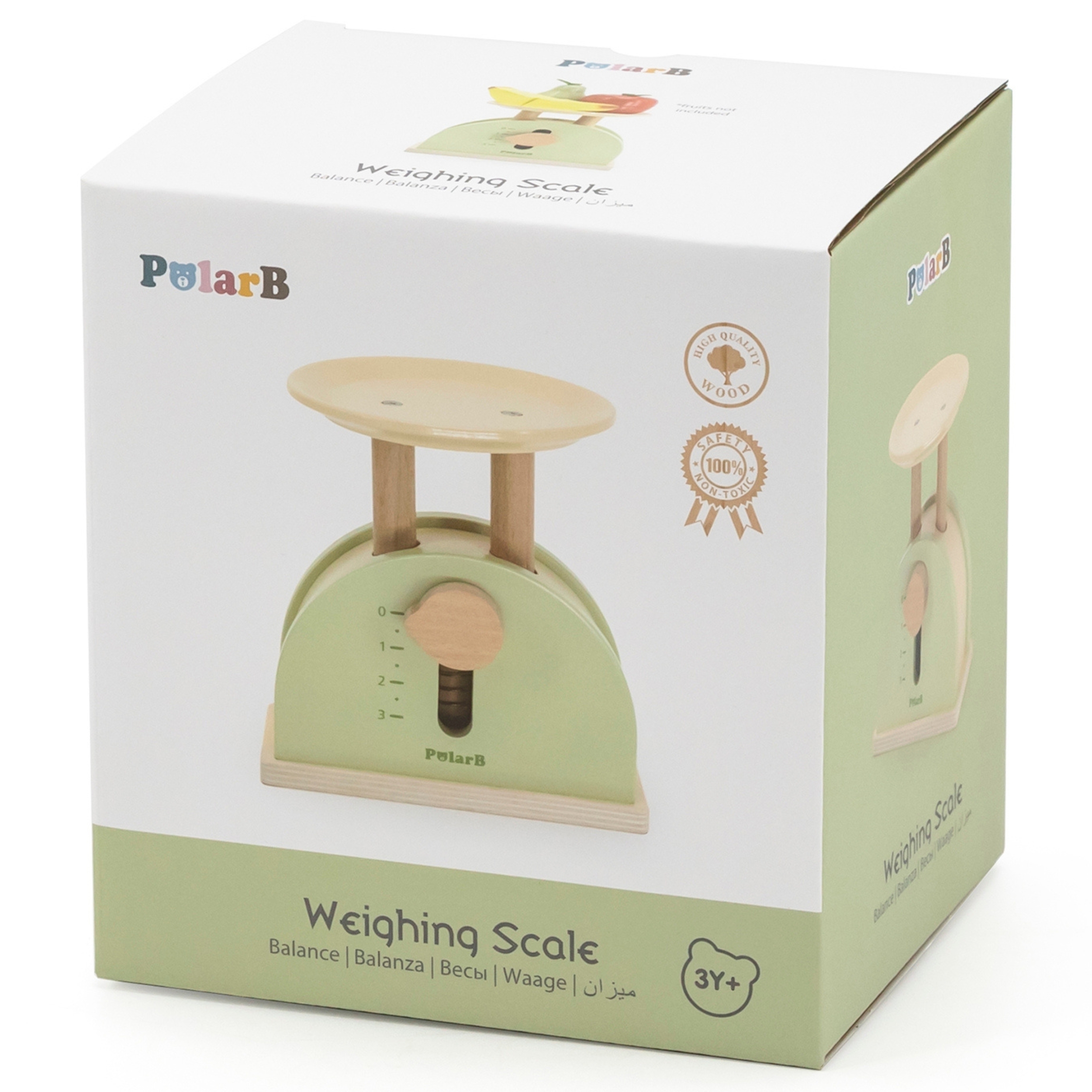 Tasakaalu õpetav puidust köögikaal