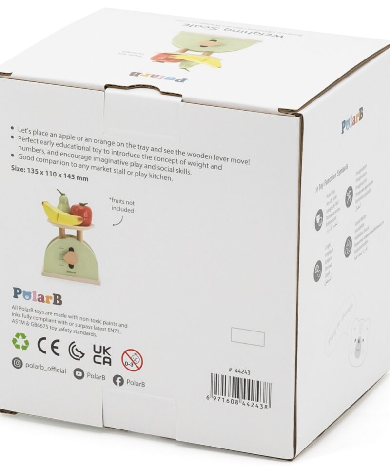 Tasakaalu õpetav puidust köögikaal