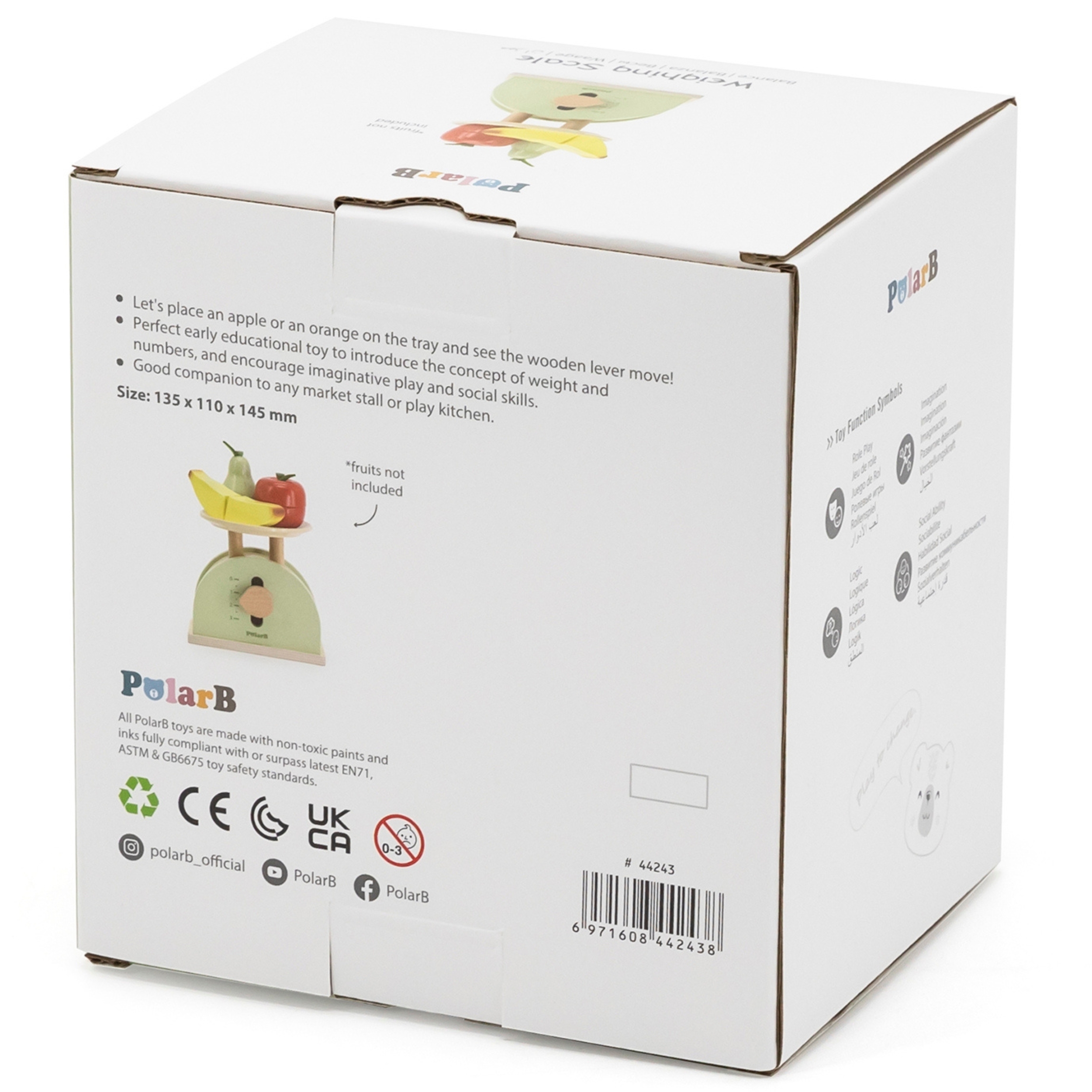 Tasakaalu õpetav puidust köögikaal