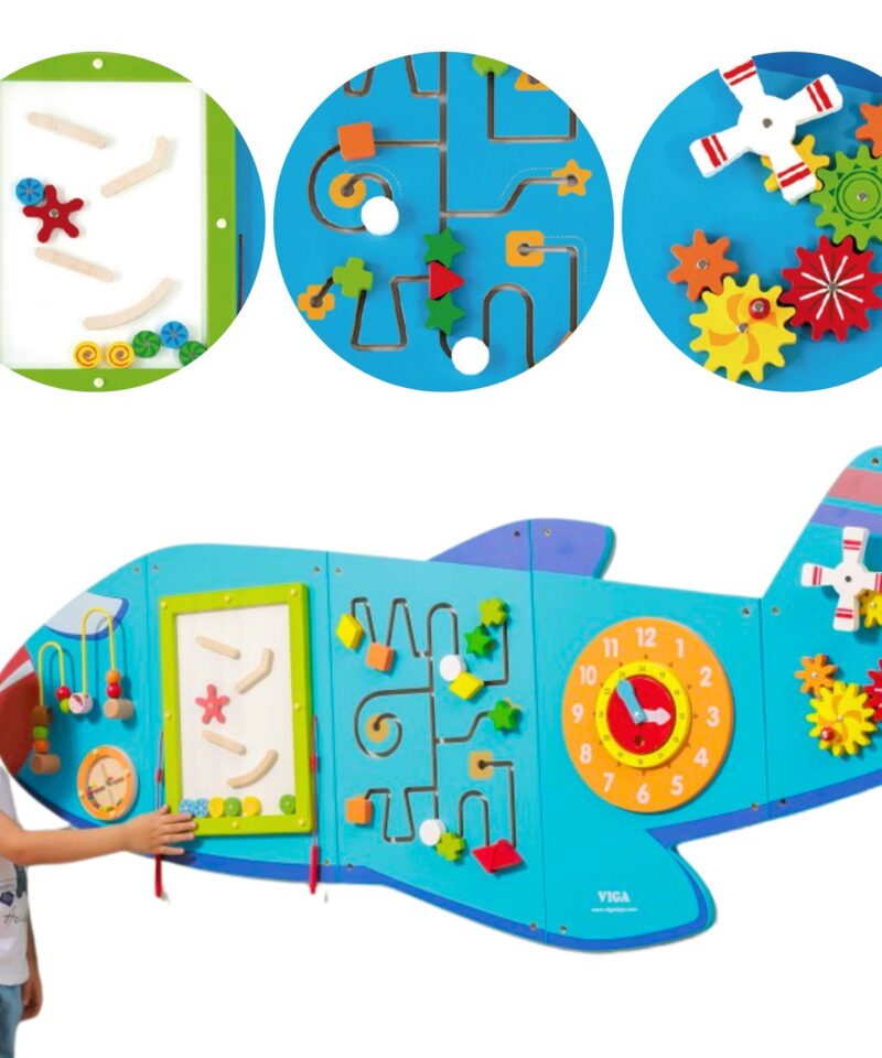 Puidust sensoorne mängulaud lastele