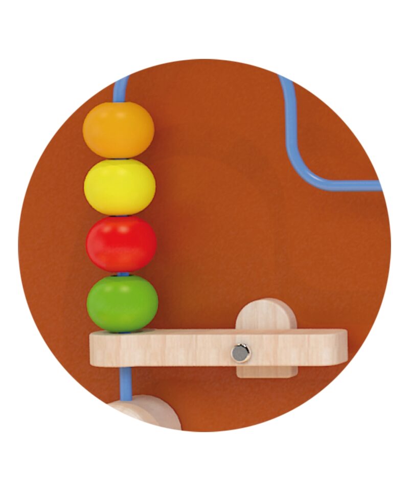 Lastele ohutu puidust mängulaud