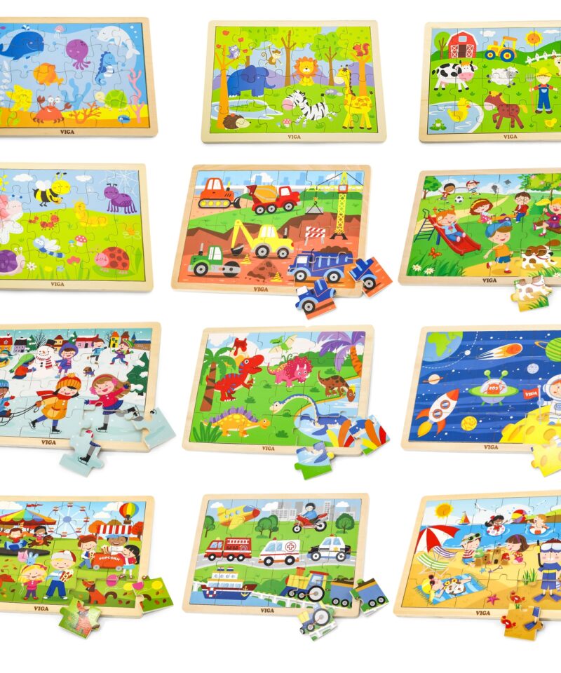 Lõbus ja arendav puslekomplekt