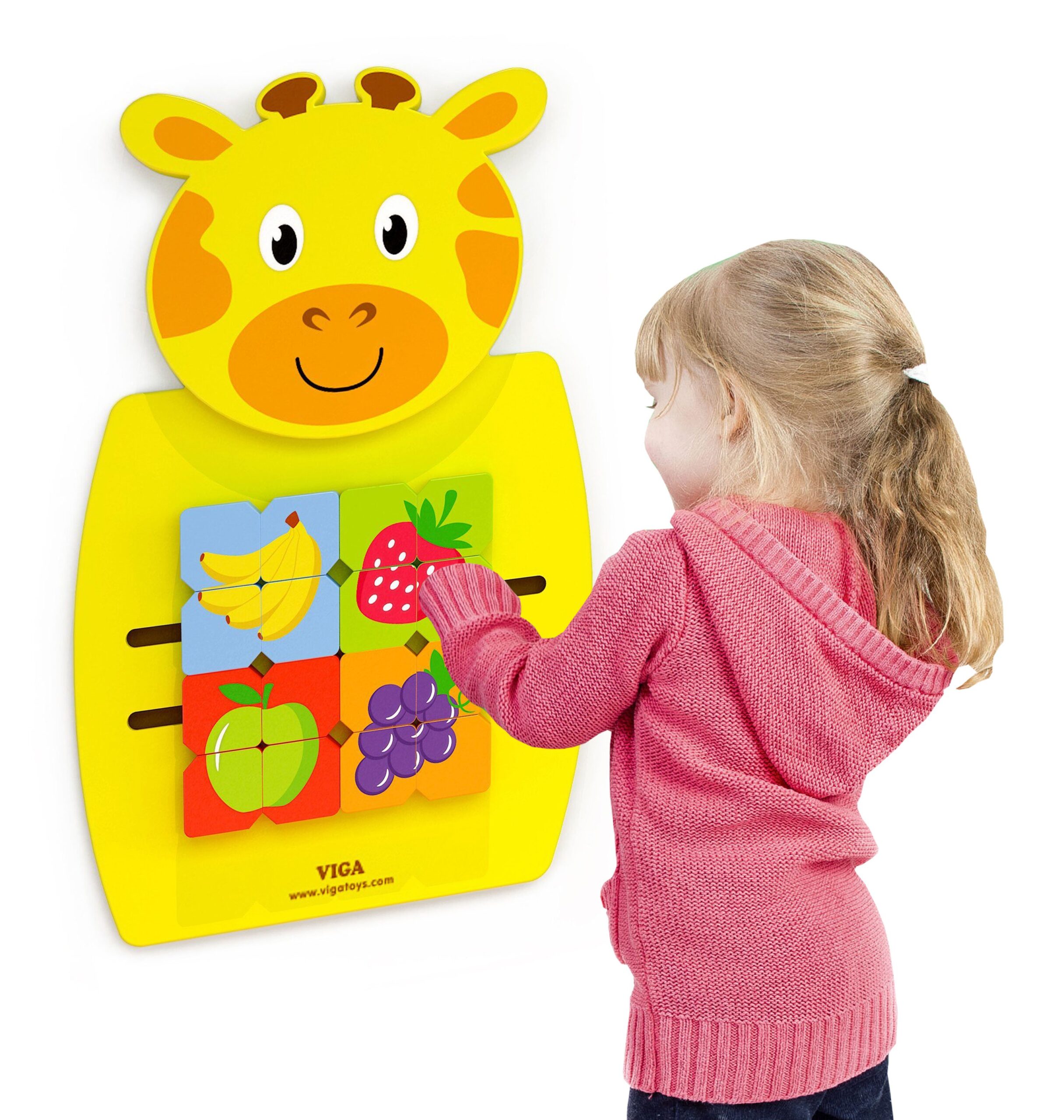 Hariv mängutahvel puuviljapiltidega