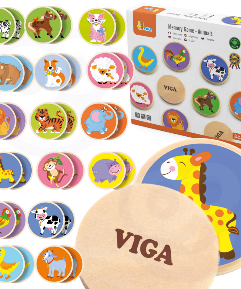 Loomamotiividega memoriinimäng lastele