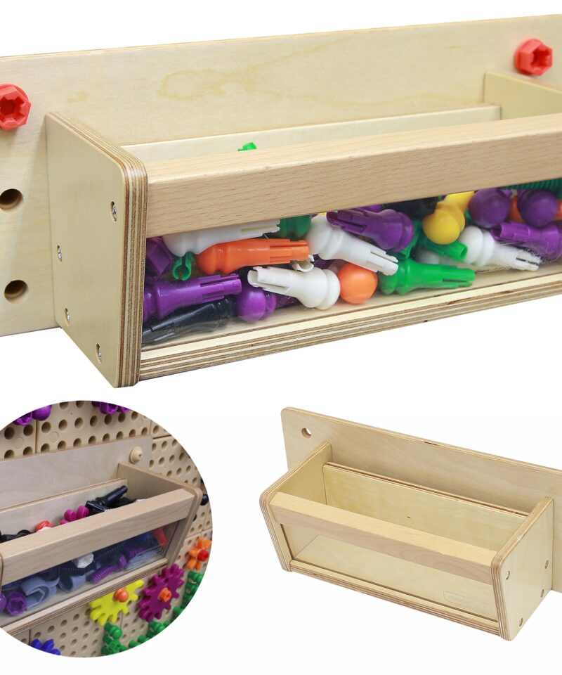 Läbipaistev aksessuaaride mahuti STEM tahvlile