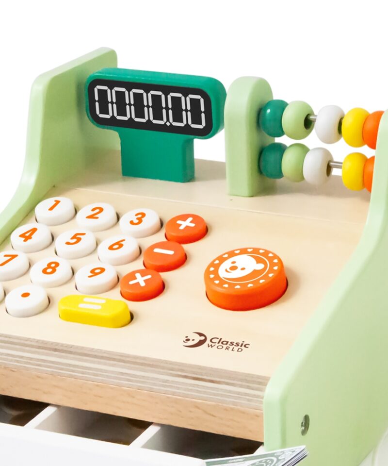 Puidust mängukassa turvalise disainiga