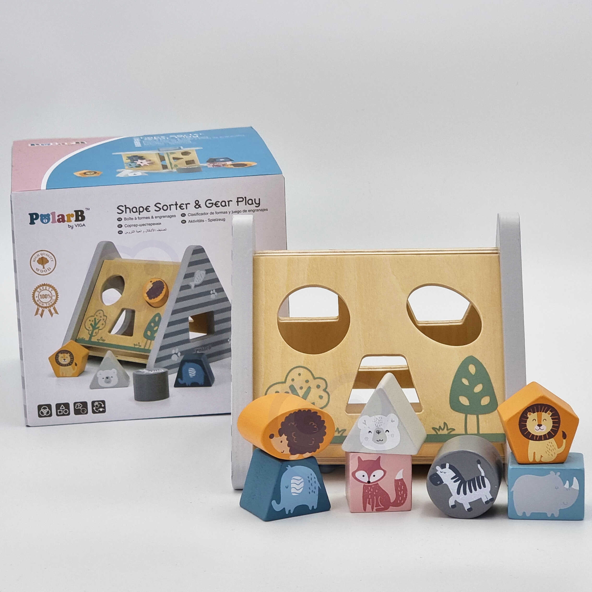 Lastele ohutu ja vastupidav puidust mänguasi