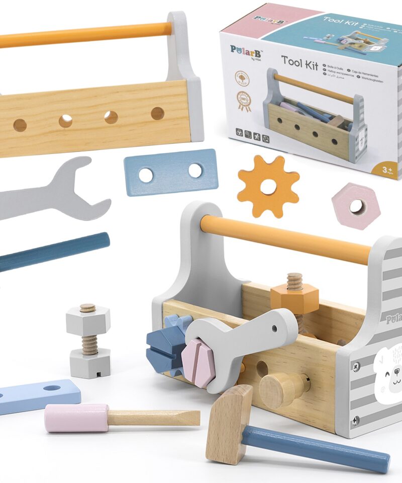 Puidust tööriistakomplekt väikestele meisterdajatele