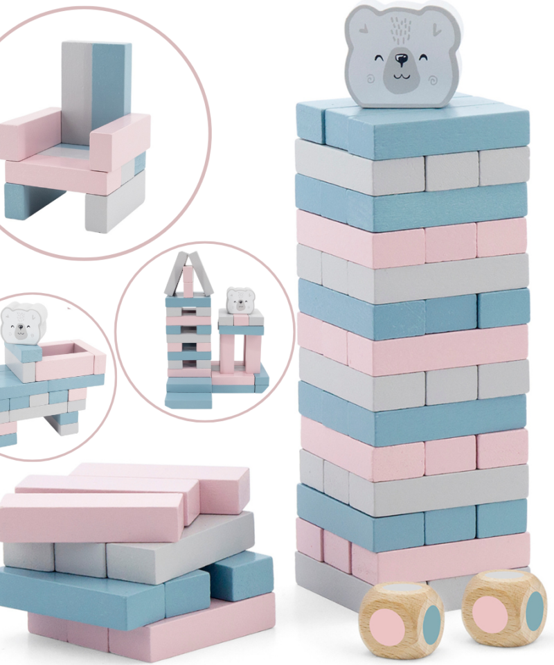 Puidust mängutorn lastele mängimiseks