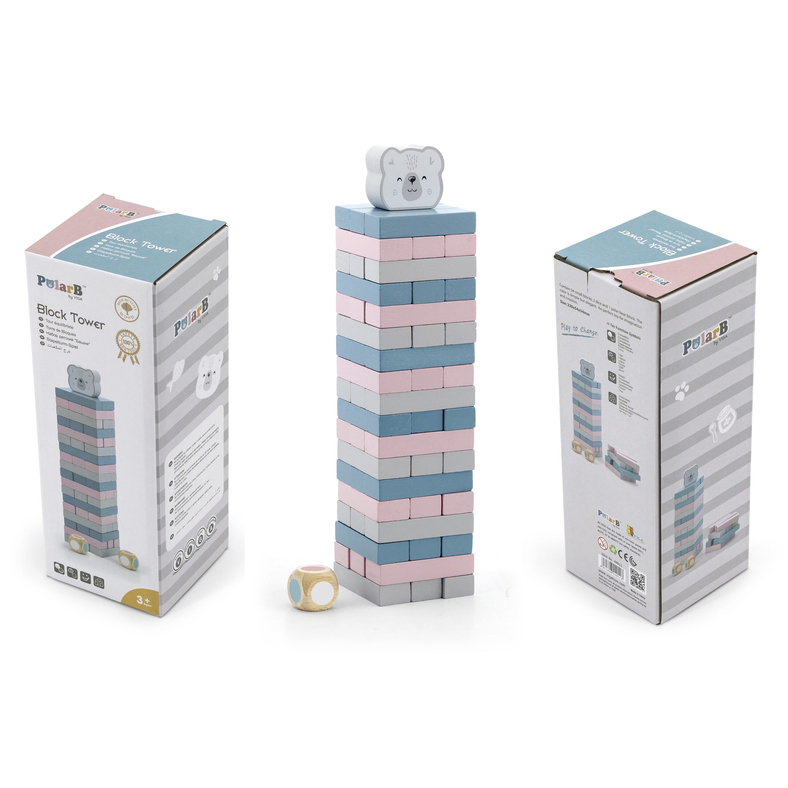 Naturaalsest puidust mängutorn