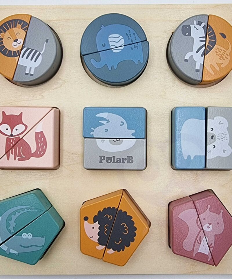 Kvaliteetne puidust puslekomplekt