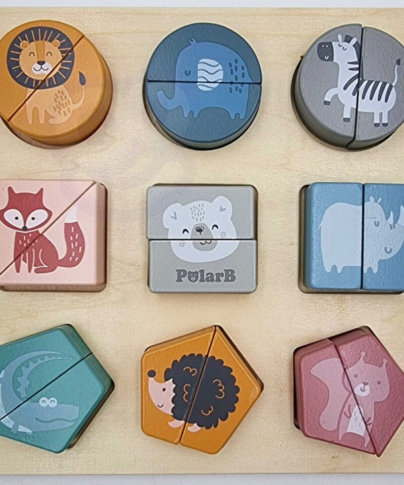 Kvaliteetne puidust puslekomplekt