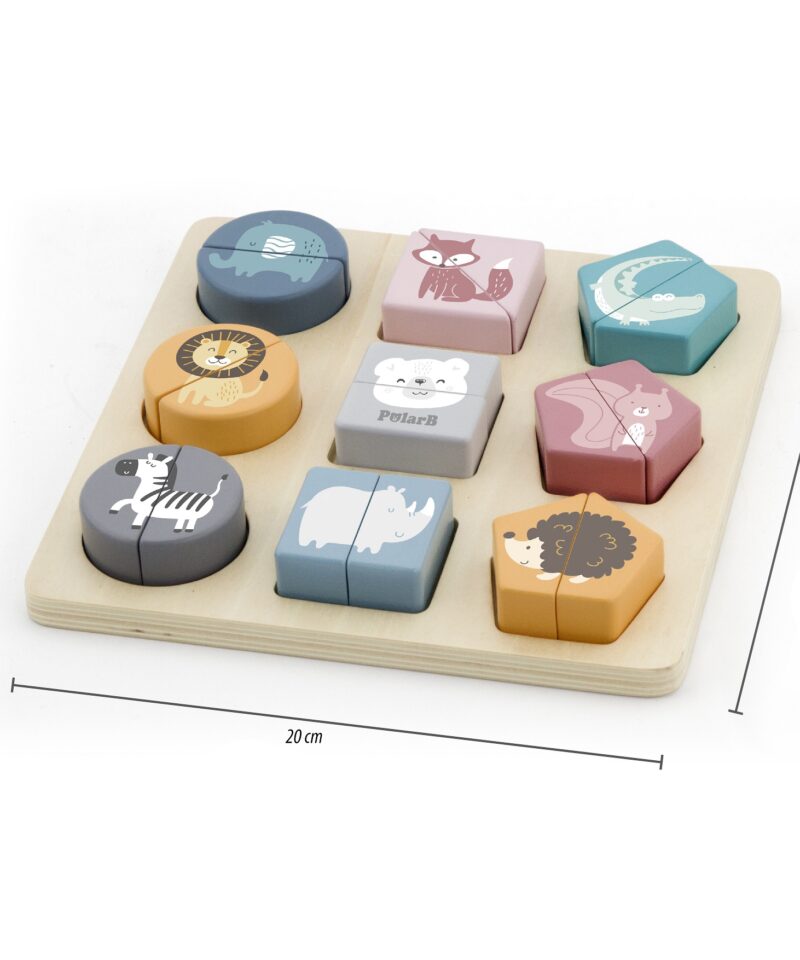 Kvaliteetne puidust puslekomplekt