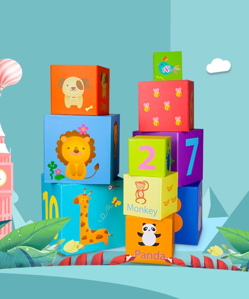 Lastele mõeldud puidust klotsid