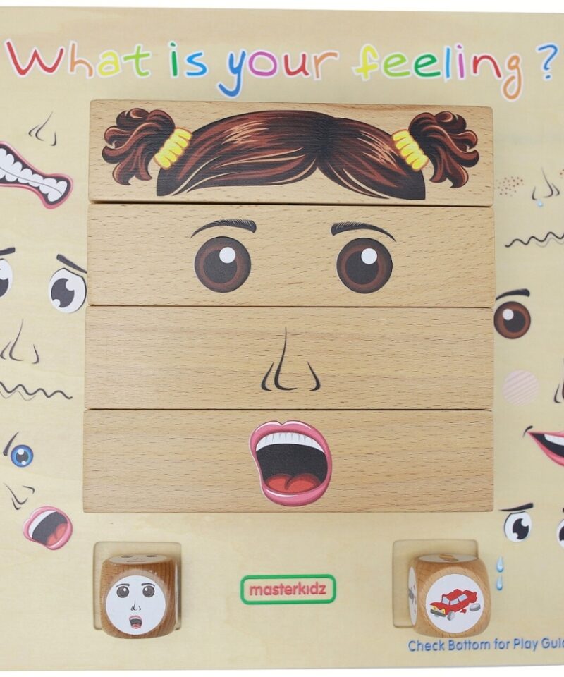 Emotsioonide Õppimise Puidust Mäng lastele