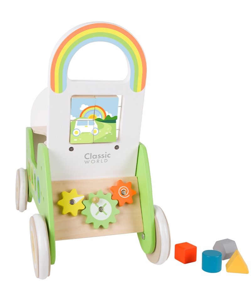 Värviline puidust mänguasi