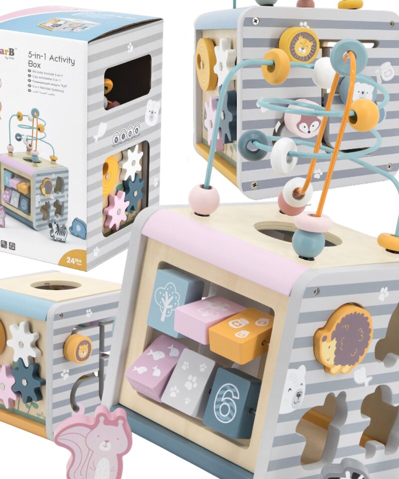 Mitmekülgne hariv mängukuubik lastele