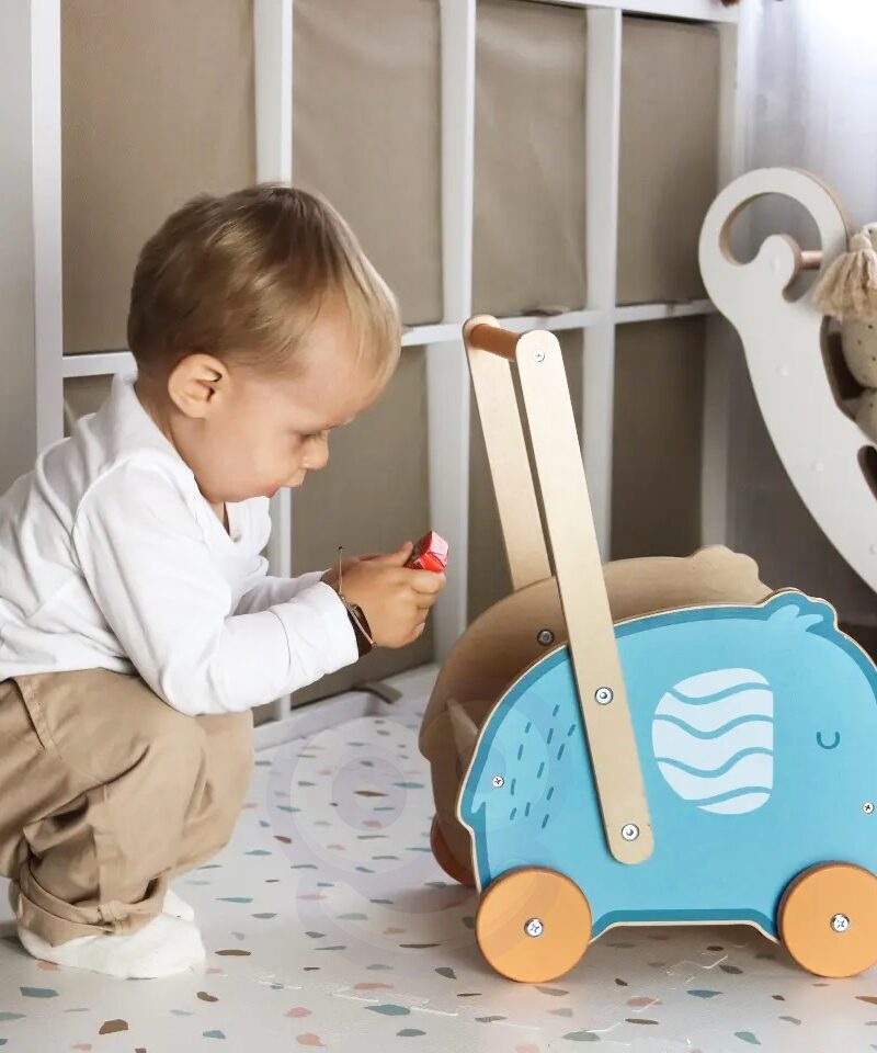 Lastele mõeldud puidust käimistugi