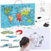 Kahepoolne magnetiline maailmakaart lastele