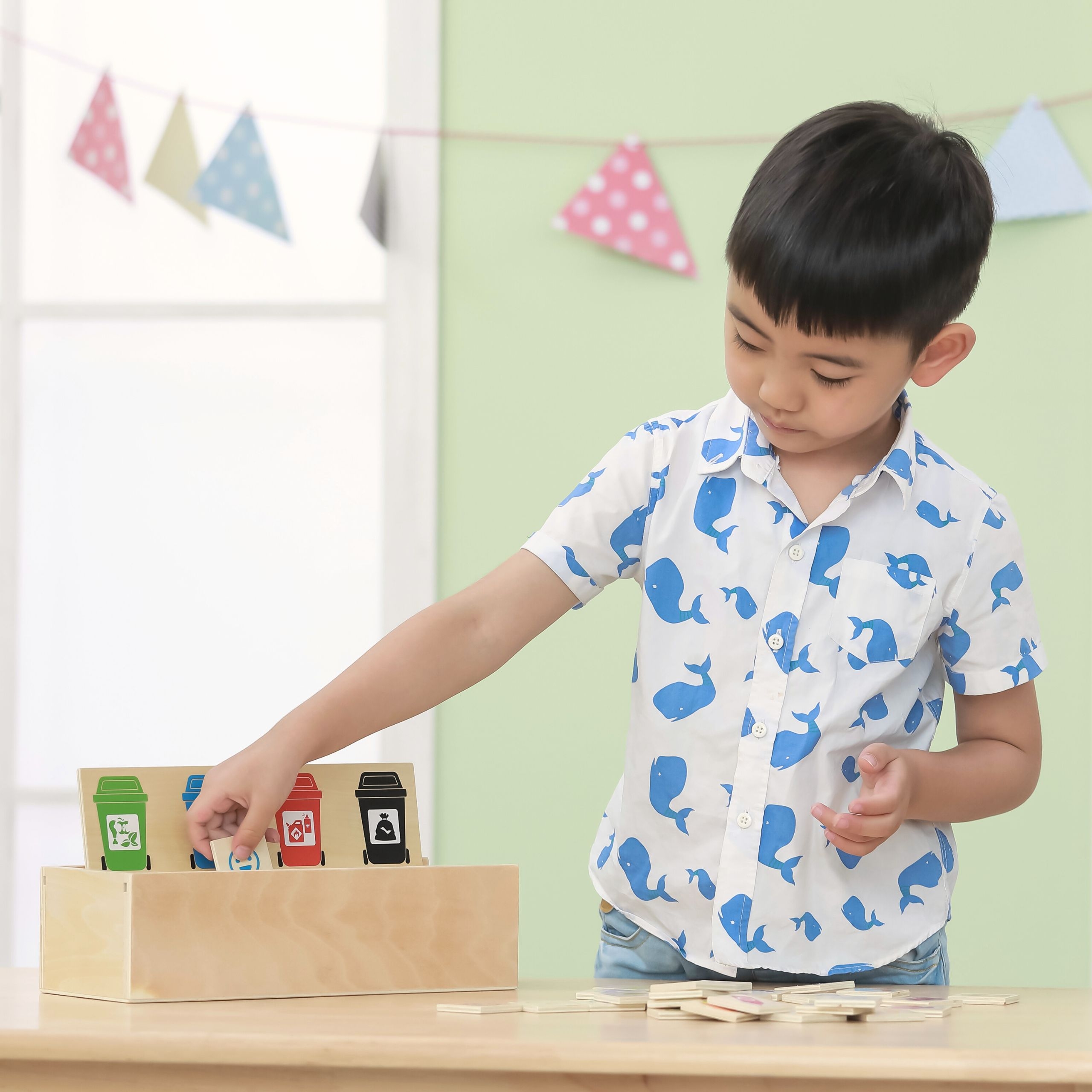 Puidust mängu komplekt lastele