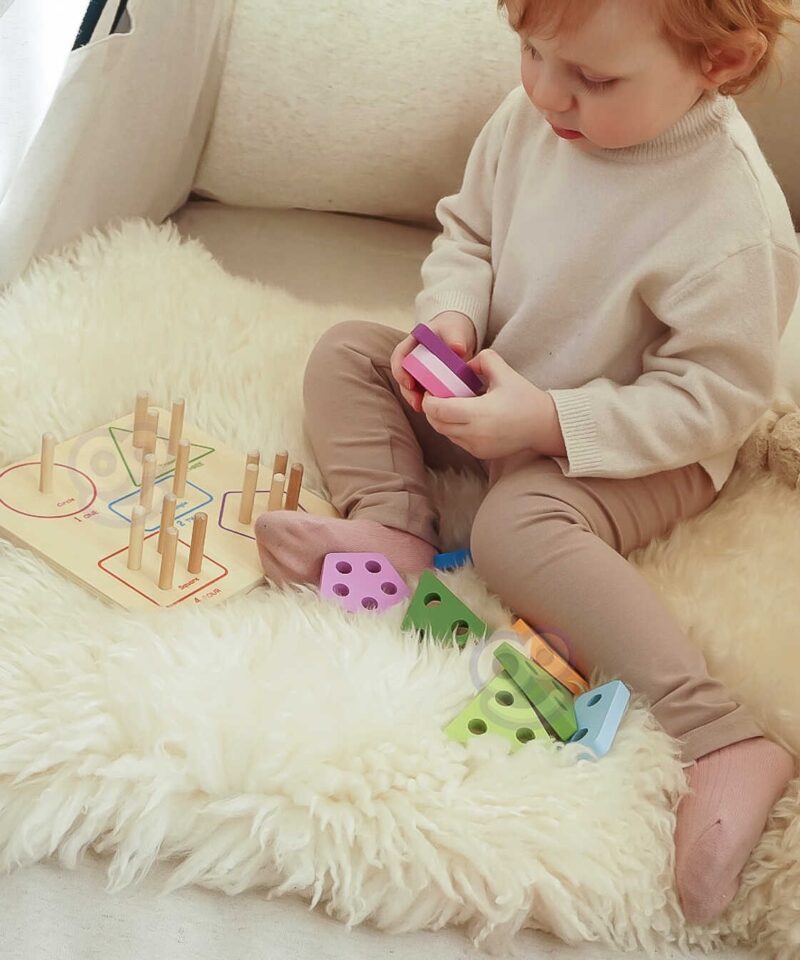 Lõbus ja hariv puidust mänguasi