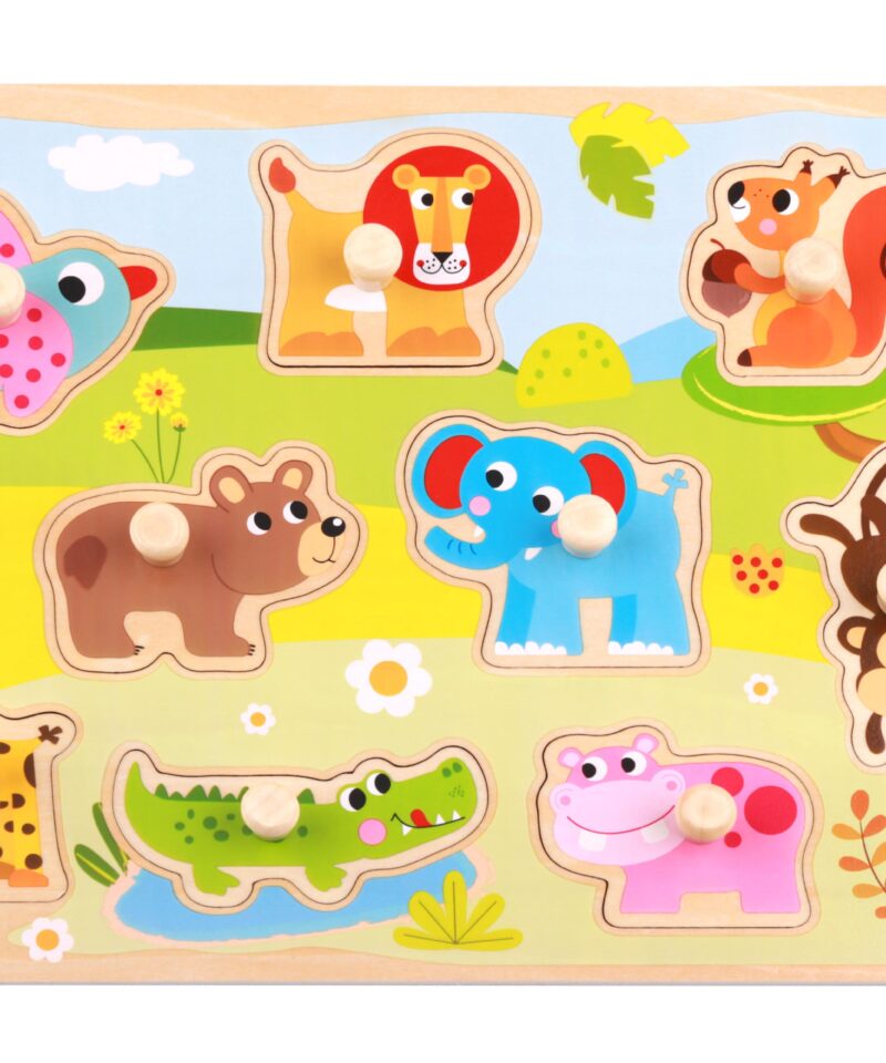 Loomamotiiviga puidust pusle detailid