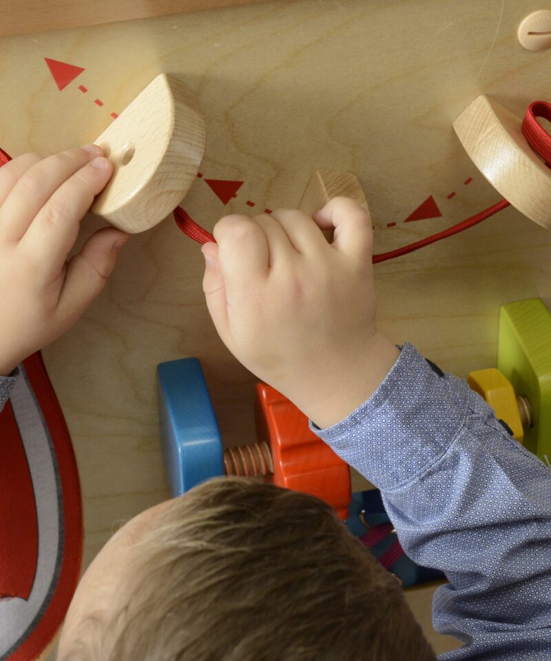 Lapsed sidumas suuri punaseid kingi