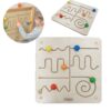 Hariv Montessori labürinttahvel lastele seinal